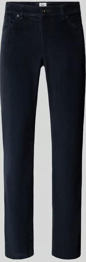 BRAX straight fit corduroy broek van katoenmix model 'Mythos Flex Cord'