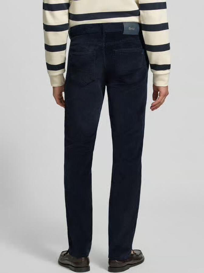 BRAX straight fit corduroy broek van katoenmix model 'Mythos Flex Cord' - Foto 2