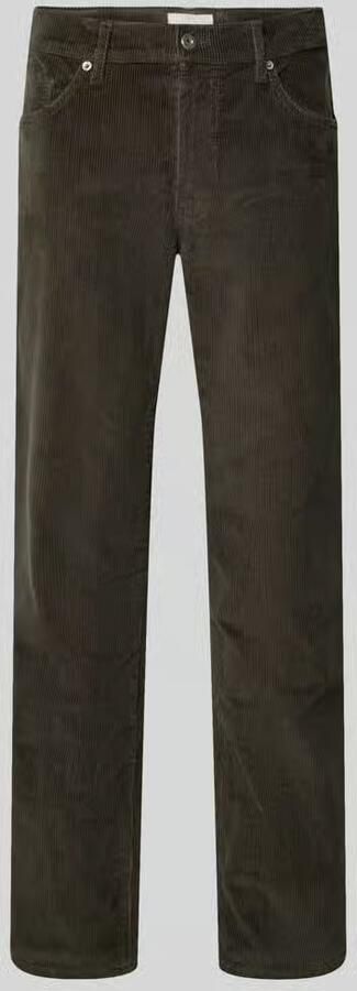 BRAX straight fit corduroy broek van katoenmix model 'Mythos Flex Cord'