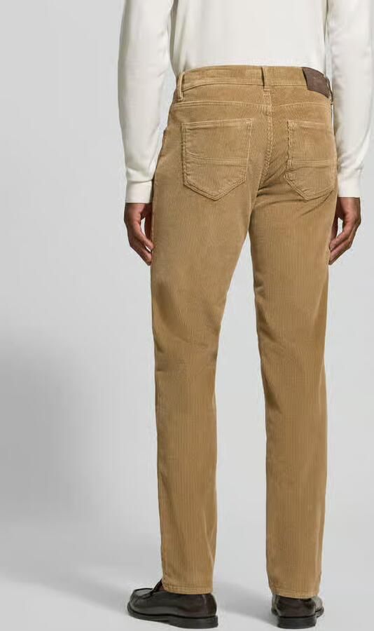 BRAX straight fit corduroy broek van katoenmix model 'Mythos Flex Cord' - Foto 3