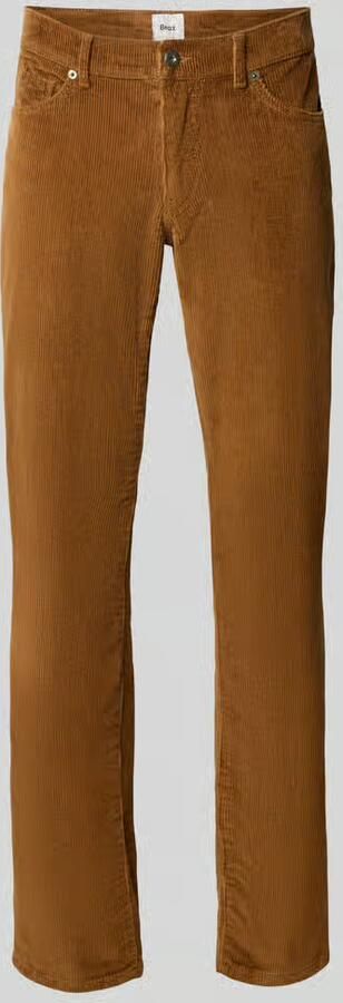BRAX straight fit corduroy broek van katoenmix model 'Mythos Flex Cord'
