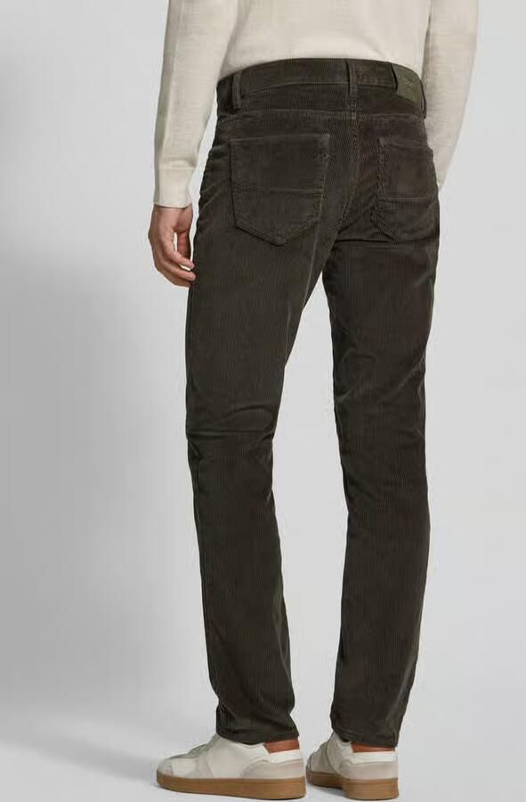 BRAX straight fit corduroy broek van katoenmix model 'Mythos Flex Cord' - Foto 2