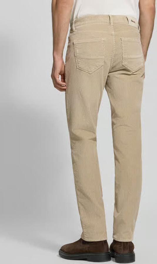 BRAX straight fit corduroy broek van katoenmix model 'Mythos Flex Cord' - Foto 3
