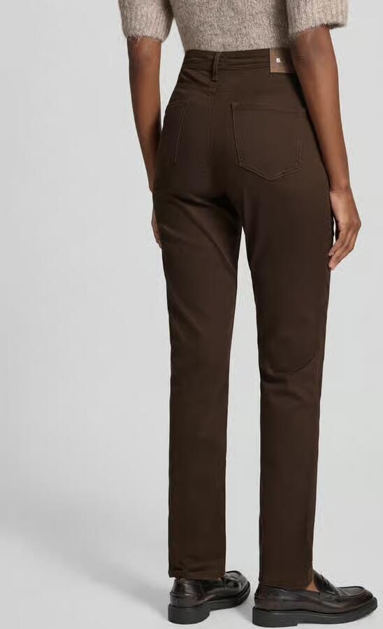 BRAX Body fit recht broek van lyocell-mix met aandeel van modal en katoen model 'CAROLA'