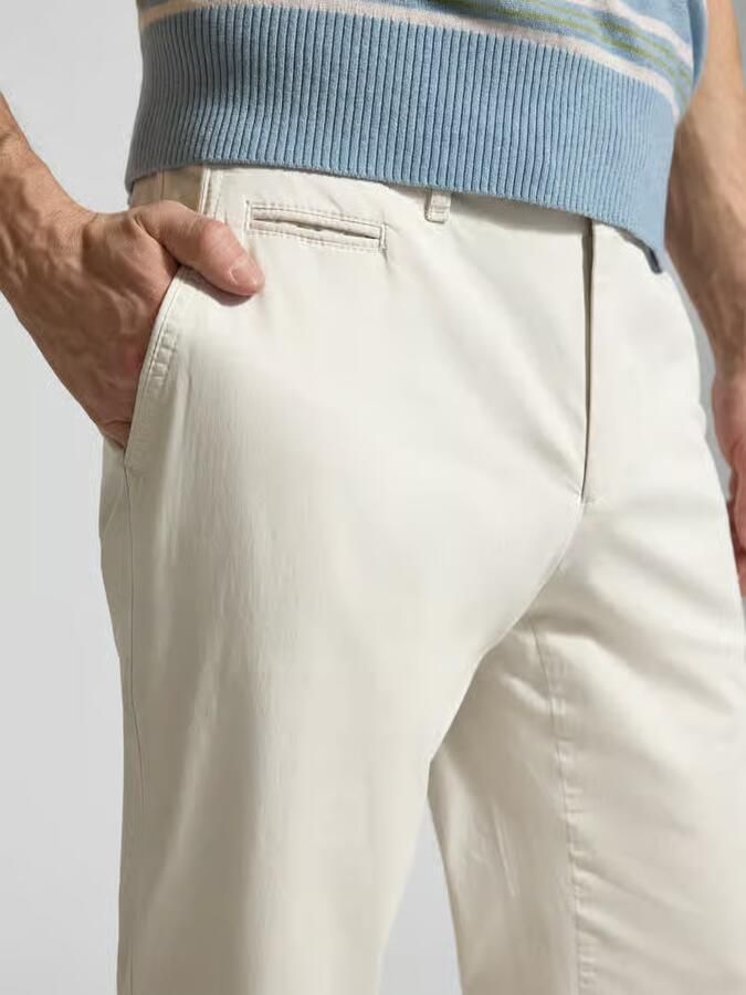 BRAX Straight fit stoffen broek met lyocell model 'Everest' - Foto 2