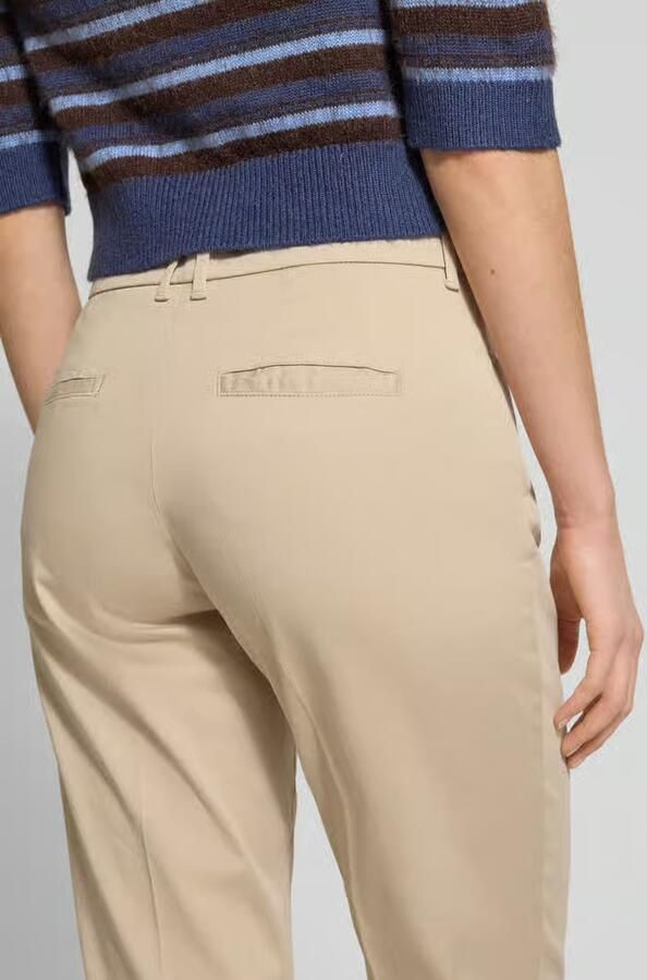 BRAX Straight fit stoffen broek met lyocell model 'Mara' - Foto 2