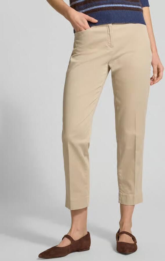 BRAX Straight fit stoffen broek Met lyocell Model 'Mara' - Foto 2