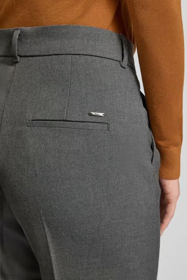 BRAX Straight fit stoffen broek met viscose model 'Maine' - Foto 2