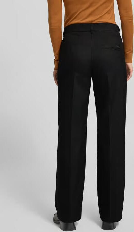 BRAX Straight fit stoffen broek met viscose model 'Maine'