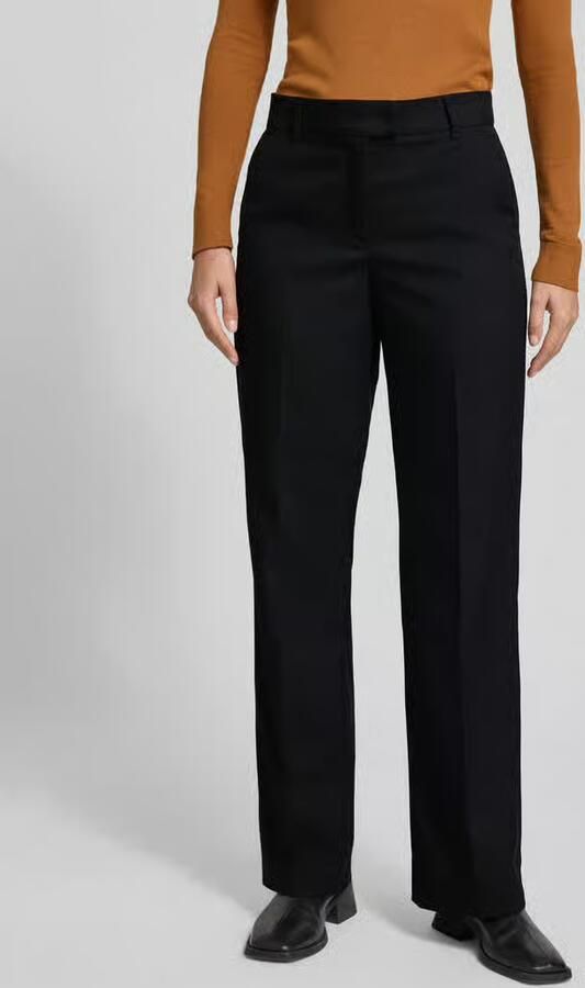 BRAX Straight fit stoffen broek met viscose model 'Maine' - Foto 2