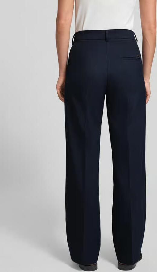 BRAX Straight fit stoffen broek met viscose model 'Maine'