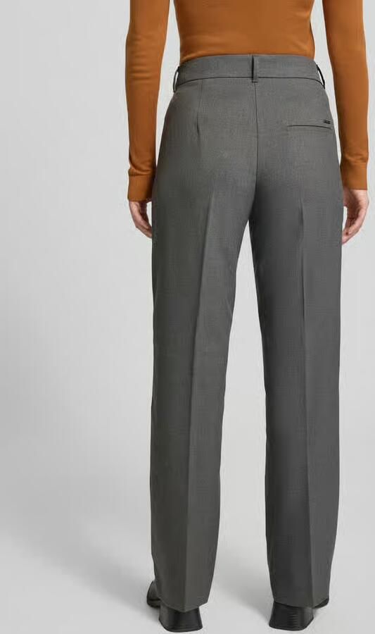 BRAX Straight fit stoffen broek met viscose model 'Maine' - Foto 2