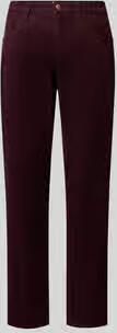 BRAX tapered fit corduroy broek van katoenmix model 'MILEY'