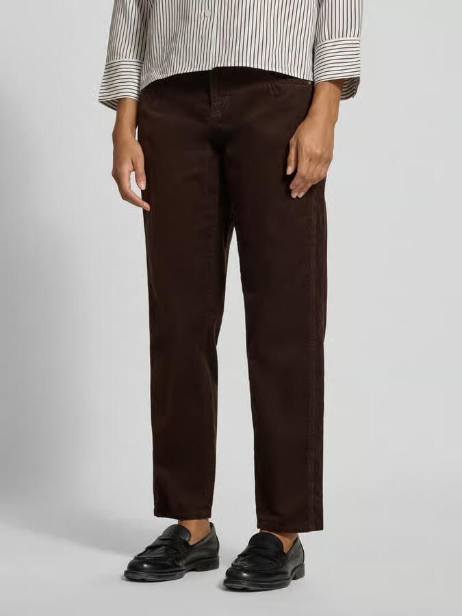 BRAX tapered fit corduroy broek van katoenmix model 'MILEY' - Foto 2