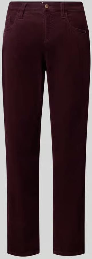 BRAX tapered fit corduroy broek van katoenmix model 'MILEY' - Foto 3