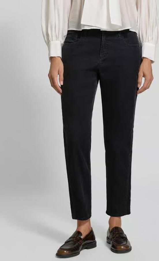 BRAX tapered fit corduroy broek van katoenmix model 'MILEY' - Foto 2