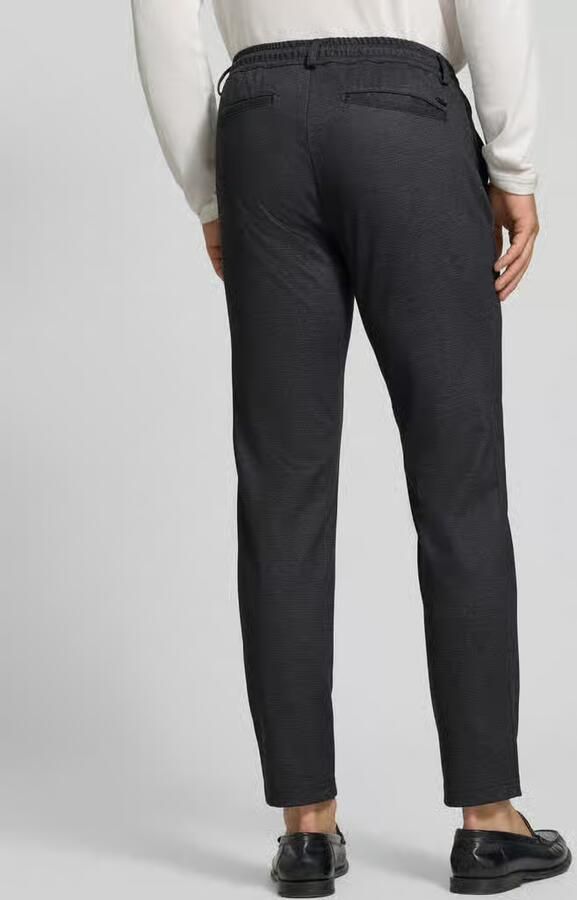 BRAX tapered fit jogpants met viscose model 'Phil'