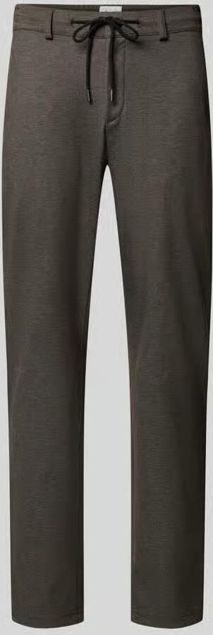 BRAX tapered fit jogpants met viscose model 'Phil'