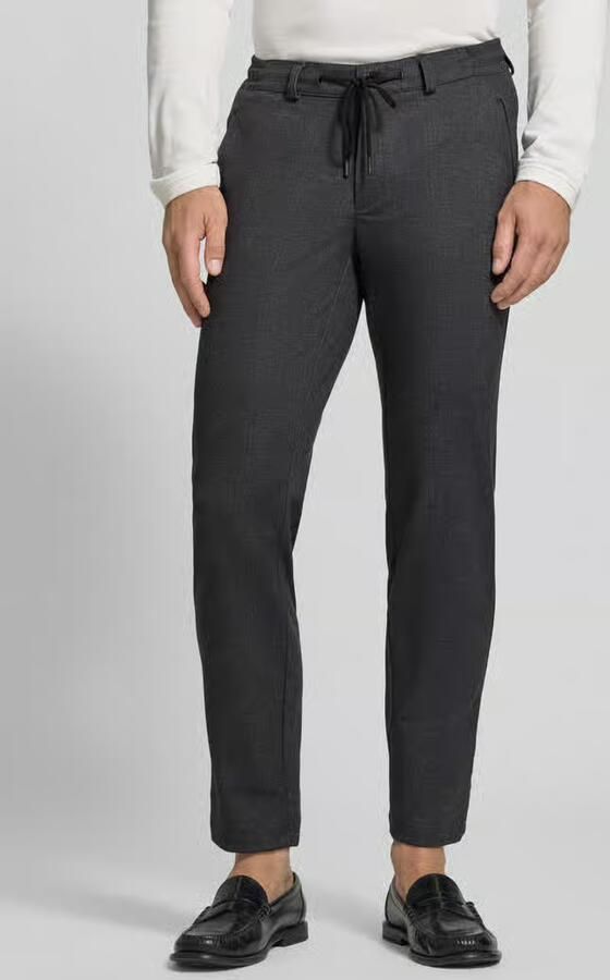 BRAX tapered fit jogpants van puur katoen model 'Phil' - Foto 2