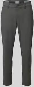 BRAX tapered fit stoffen broek met viscose model 'Phil'