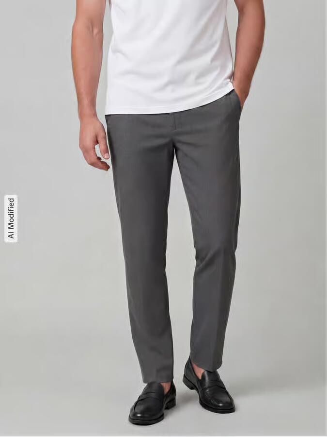 BRAX tapered fit stoffen broek met viscose model 'Phil' - Foto 2