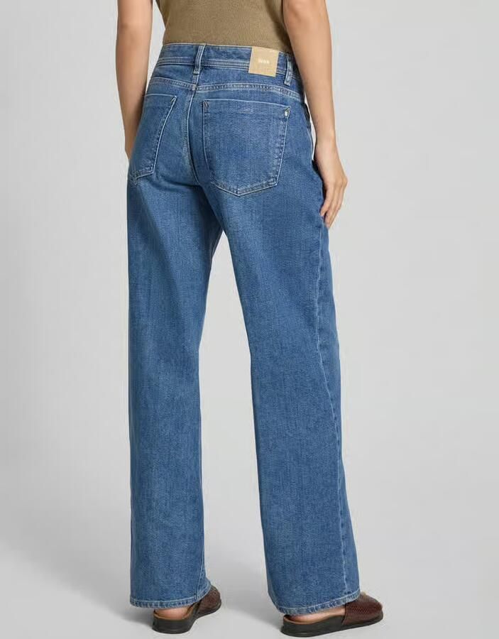 BRAX Wide fit jeans met strikceintuur model 'MORGAN'