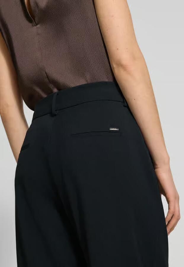 BRAX Wide fit stoffen broek met scheerwol model 'Megan' - Foto 2