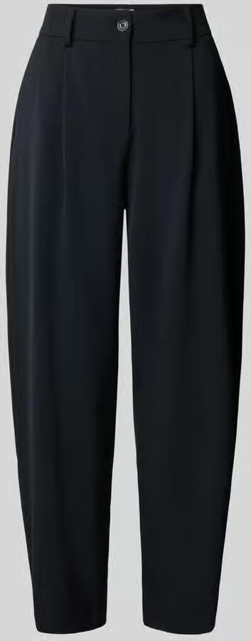 BRAX Wide fit stoffen broek met scheerwol model 'Megan'