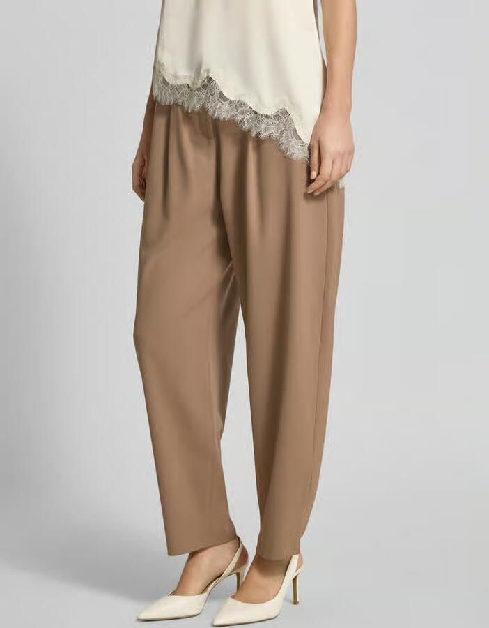 BRAX Wide fit stoffen broek Met scheerwol Model 'Megan' - Foto 2