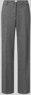 BRAX Wide leg broek met wol model 'MAINE'