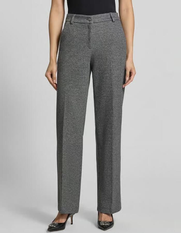 BRAX Wide leg broek met wol model 'MAINE' - Foto 3