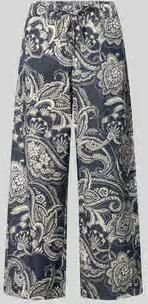 BRAX Wide leg broek van katoenmix model 'MAINE S'