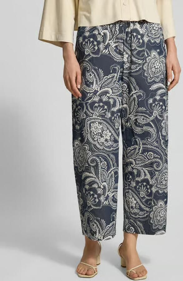 BRAX Wide leg broek van katoenmix model 'MAINE S' - Foto 3