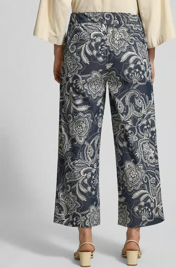 BRAX Wide leg broek van katoenmix model 'MAINE S' - Foto 2