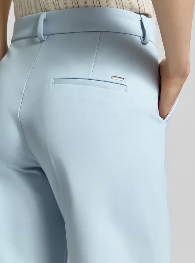 BRAX Wide leg broek van viscosemix