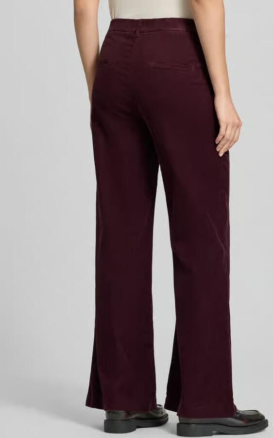 BRAX Wide leg corduroy broek van katoenmix model 'MAINE'