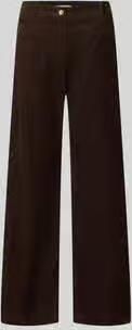 BRAX Wide leg corduroy broek van katoenmix model 'MAINE'