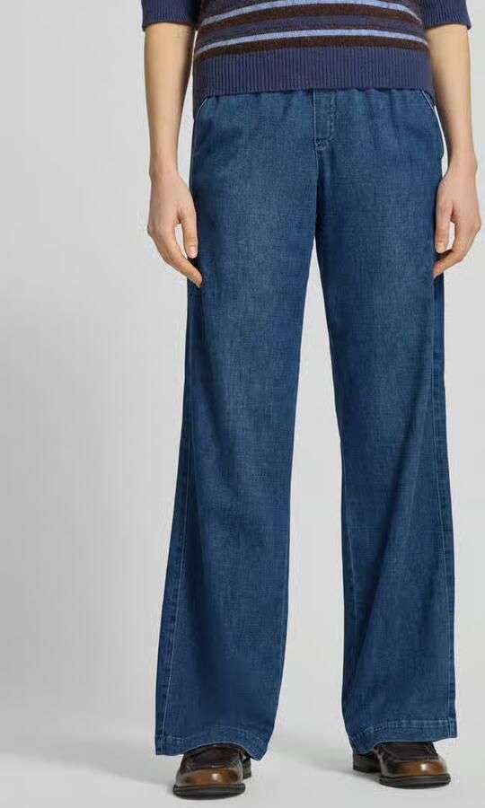 BRAX Wide leg Jeans met elastische Band - Foto 3