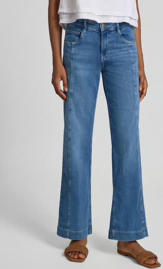 BRAX wide leg jeans van katoenmix model 'Maine' - Foto 3