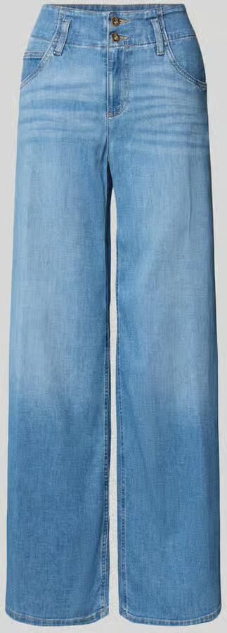 BRAX Wide leg jeans van katoenmix model 'STYLE.MAINE' - Foto 2