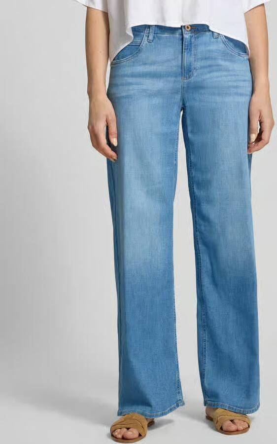 BRAX Wide leg jeans van katoenmix model 'STYLE.MAINE' - Foto 3