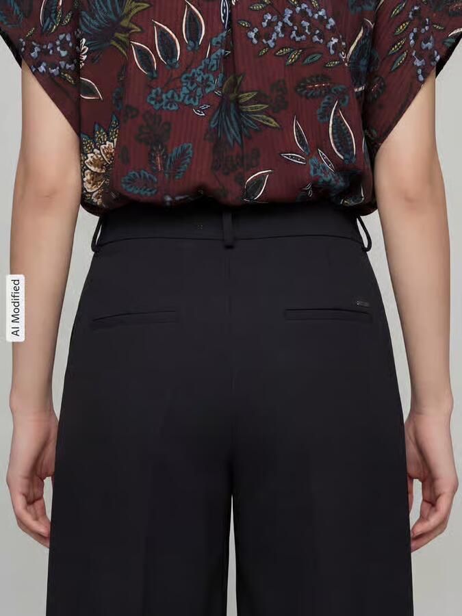 BRAX Wijdte broek van viscosemix model 'MELLI S'