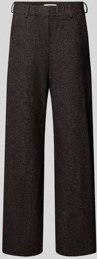 BRAX Wijdvallende broek met viscose model 'Maine'