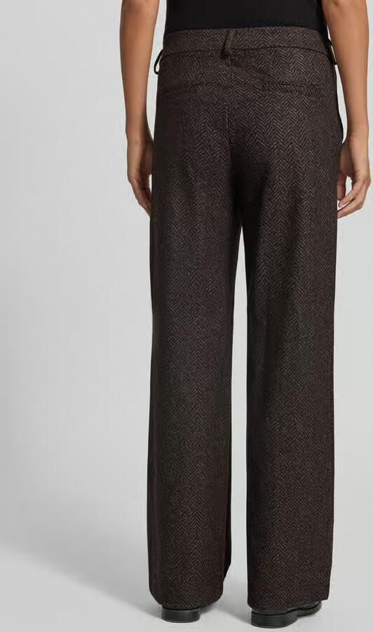 BRAX Wijdvallende broek met viscose model 'Maine' - Foto 3