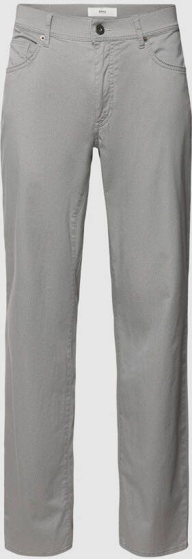 BRAX Broek met structuurmotief model Cadiz'