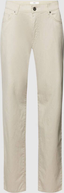 BRAX Broek met structuurmotief model Cadiz'