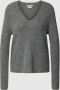 BRAX Gebreide pullover met afgeronde V-hals model 'Style.Lana' - Thumbnail 1
