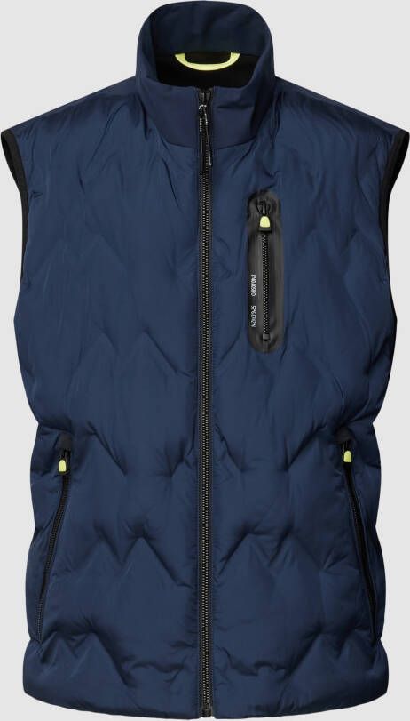 BRAX Gilet met labeldetails model 'Lee'