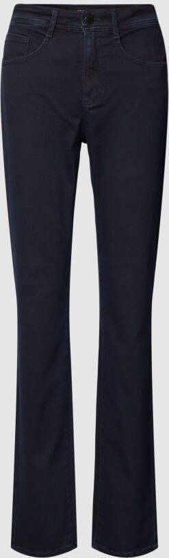 BRAX Mary Stijl Schoon Donkerblauwe Broek Blue