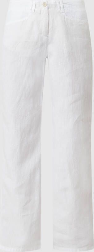 BRAX Relaxed fit broek van linnen met steekzakken model 'Farina'
